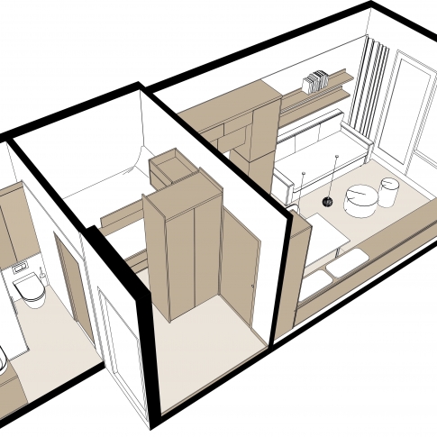 RENOVATION COMPLETE D'UN APPARTEMENT DANS LE CENTRE DE LA CLUSAZ