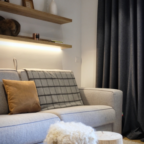 RENOVATION COMPLETE D'UN APPARTEMENT DANS LE CENTRE DE LA CLUSAZ